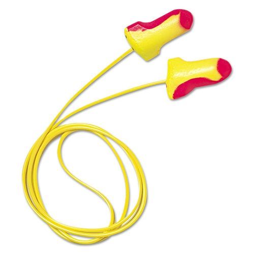 RADNOR™ T-SHAPE POLYURETHANE FOAM SINGLE-USE CORDED EARPLUGS
