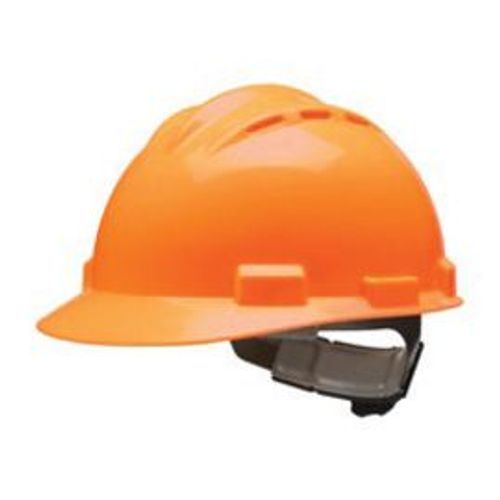 BULLARD® ORANGE HDPE CAP STYLE HARD HAT WITH RATCHET/4 POINT RATCHET SUSPENSION