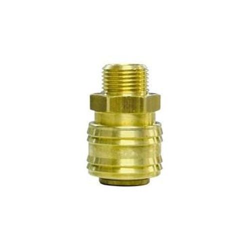 BRASS AIR HOSE UNION |  3/8” HOSE TO 3/8” HOSE