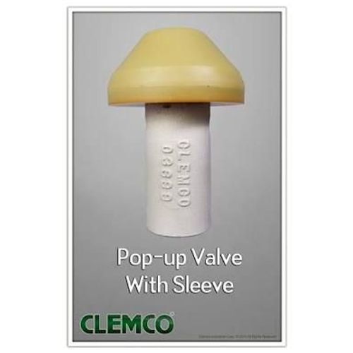 CLEMCO POP-UP VALVE, 4” W/EXTERNAL SLEEVE