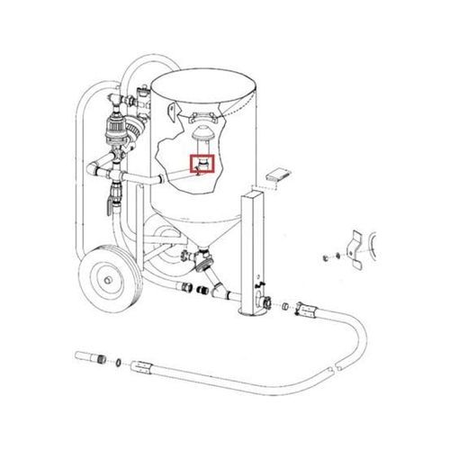 INTERNAL POP-UP GUIDE TOE NIPPLE 10 cuft | 1-1/4" X 6"
