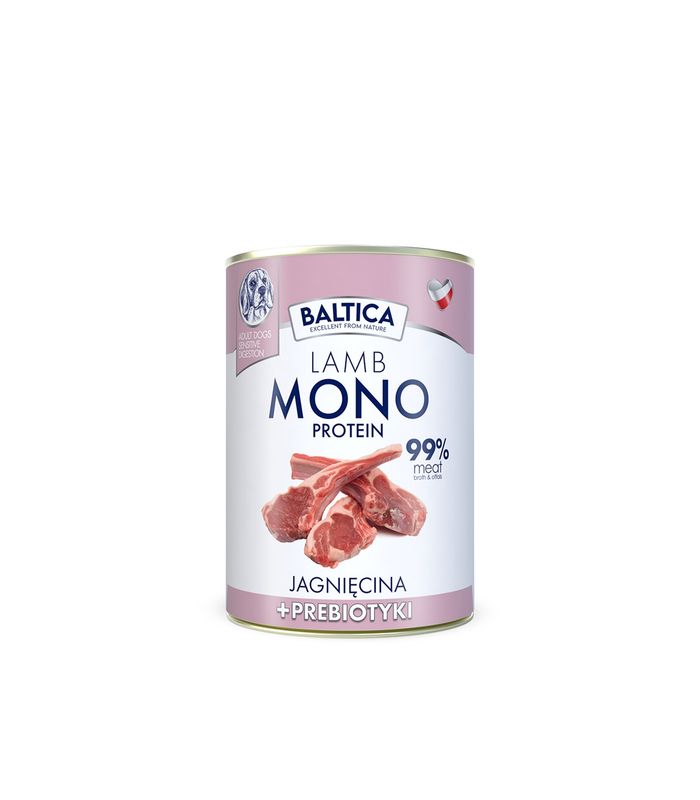 BALTICA NUTRACEUTIC - Karma mokra mono proteina Jagnięcina dla psa 400g