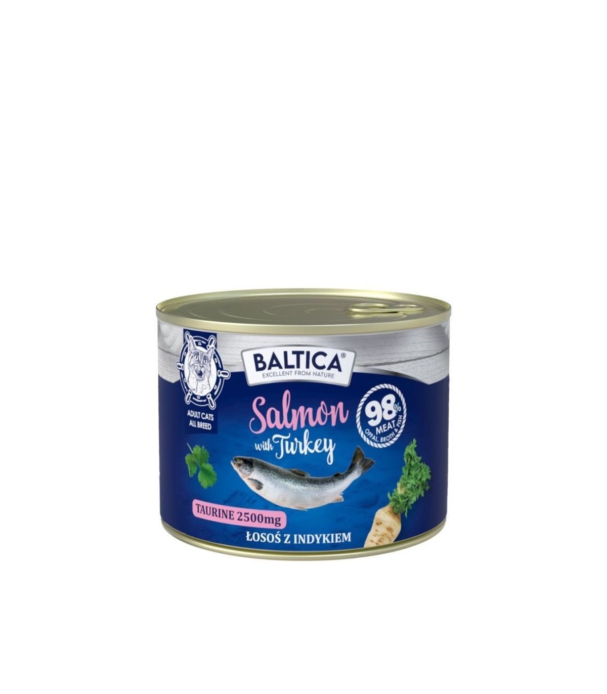 BALTICA EXCELLENT - Karma mokra Łosoś z indykiem dla kota  185G