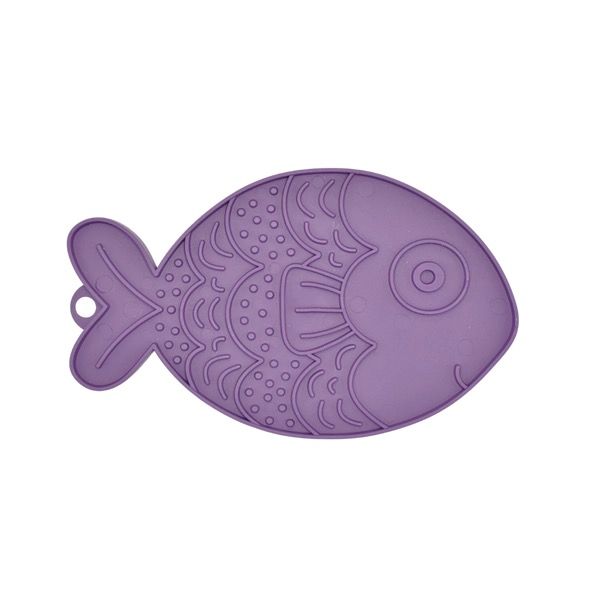 FIBOO FISHKA mata do lizania spowalniająca jedzenie FIOLETOWA