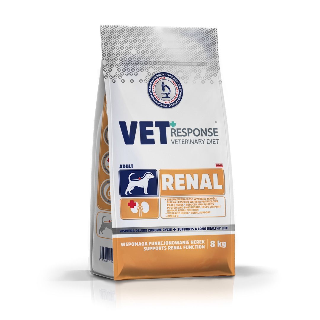 VET RESPONSE RENAL Karma weterynaryjna sucha dla psa  8 kg