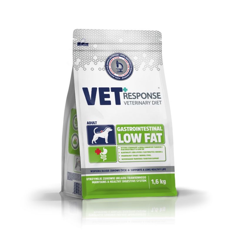 VET RESPONSE GASTROINTESTINAL LOW FAT Karma weterynaryjna sucha dla psa  1,6 kg