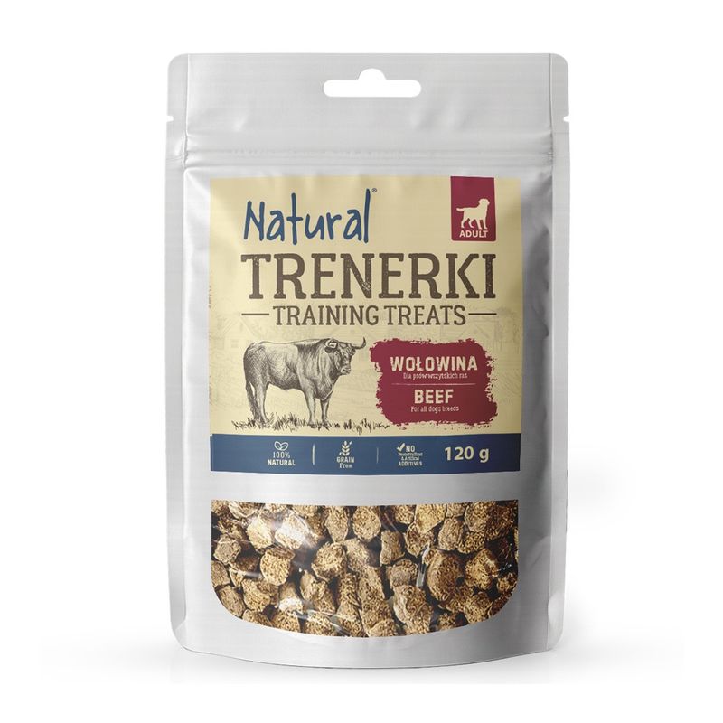 NATURAL przysmaki dla psa Wołowina dla wszystkich ras 120 g