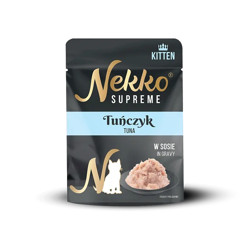 NEKKO SUPREME Kitten Tuńczyk w sosie 70g