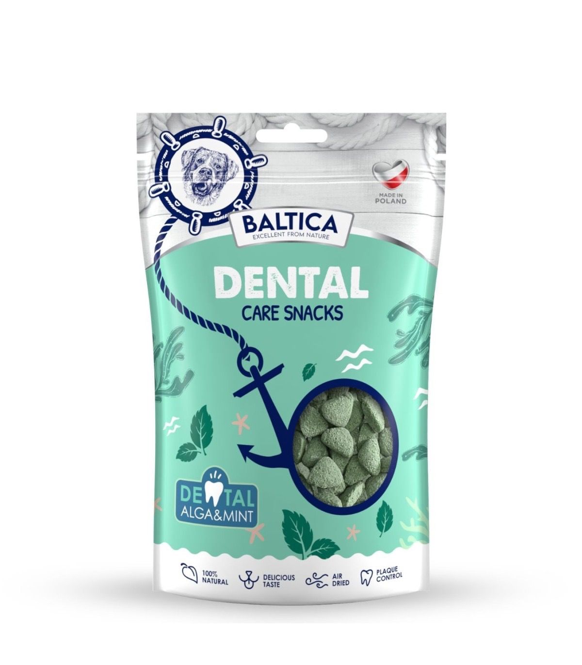 BALTICA przysmaki Dental dla psa z algą i miętą 100g