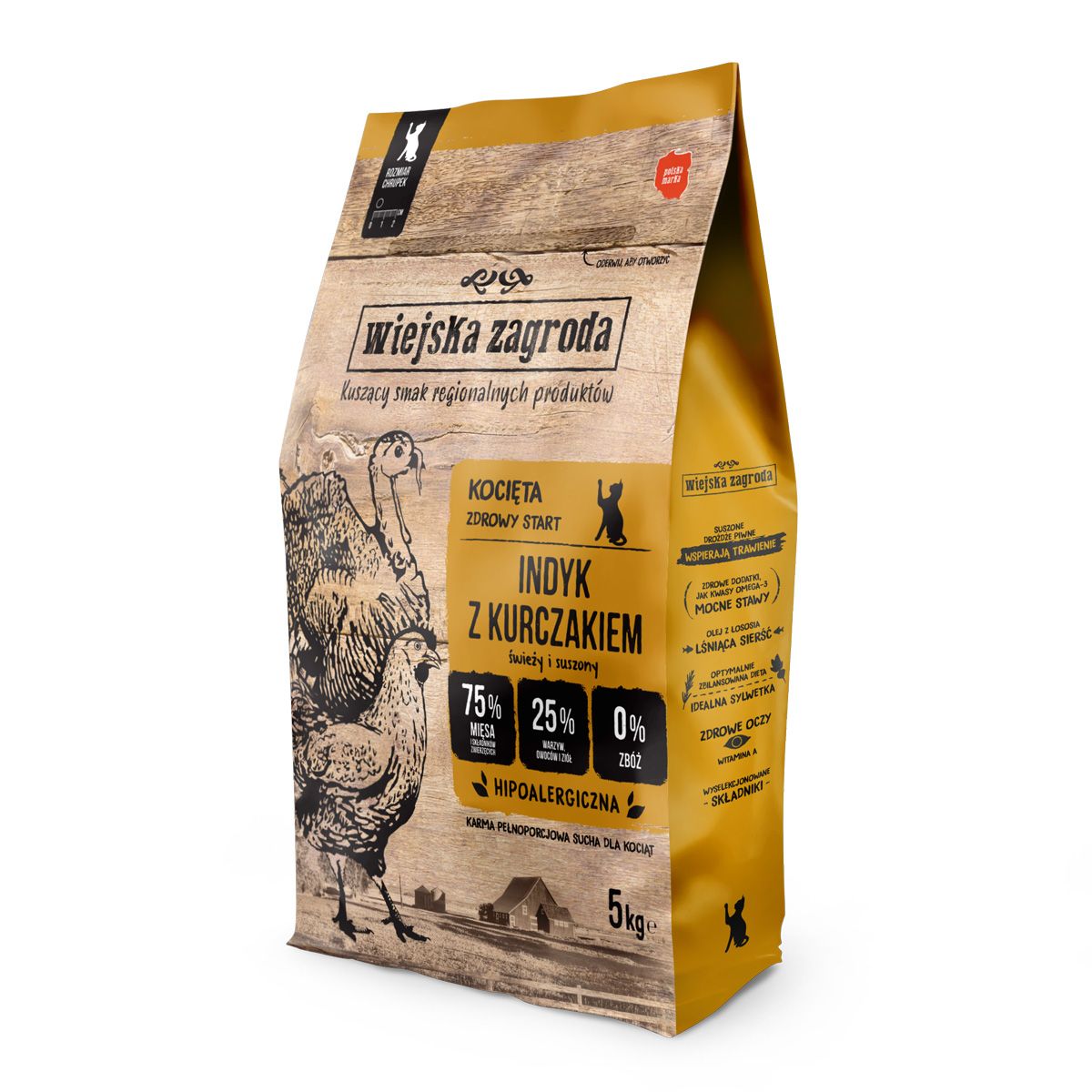 WIEJSKA ZAGRODA Indyk z kurczakiem 5 kg