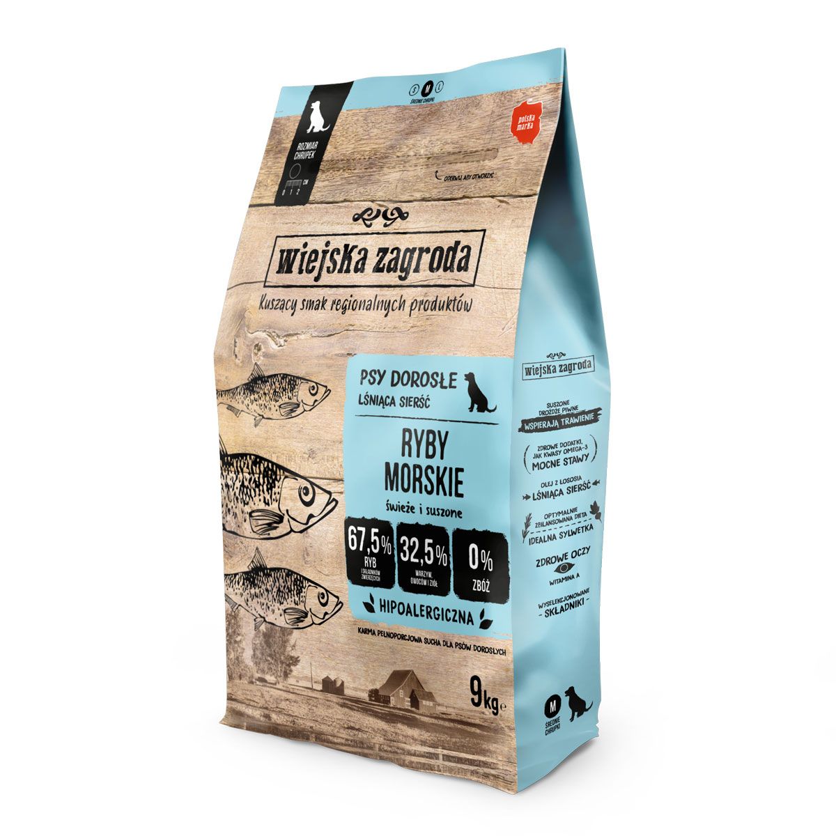 WIEJSKA ZAGRODA  Ryby morskie rasy M 9kg