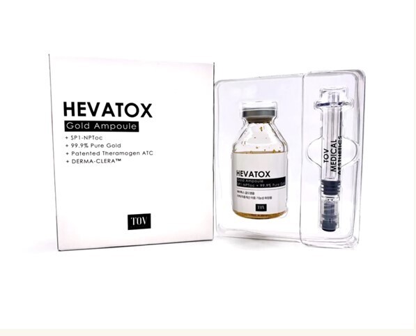 HEVATOX Gold Lifting Ampoule - Hevatox Exfoliating Pads