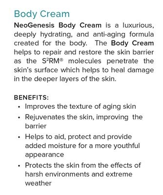 NEOGENESIS BODY CREAM
