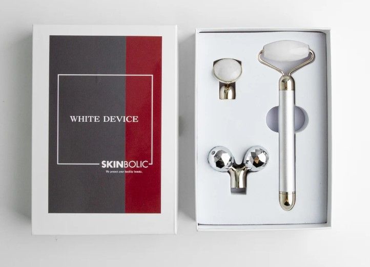 ​WHITE DEVICE FACIAL ROLLER by SKINBOLIC
