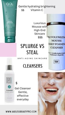 CLEANSERS: Splurge vs. Steal