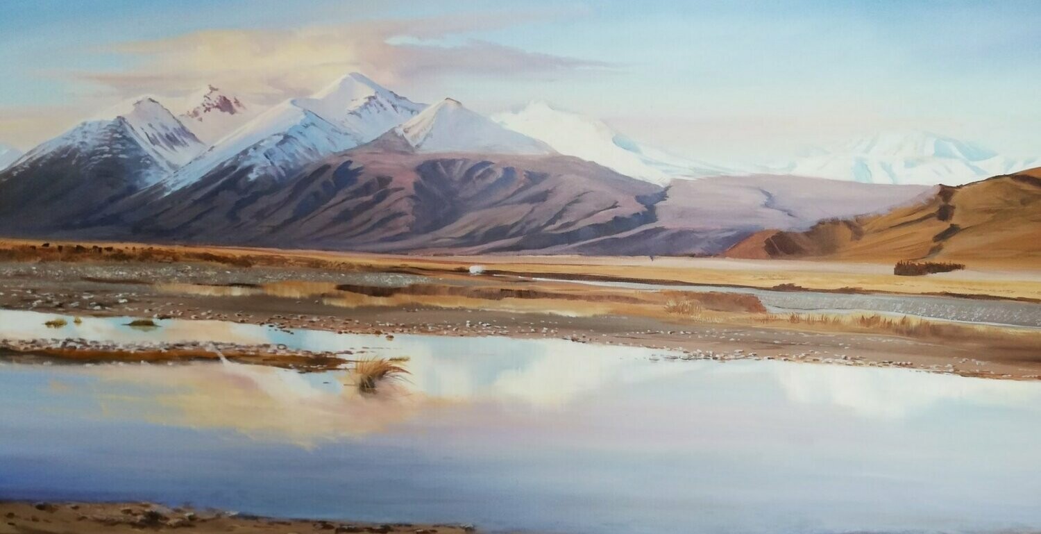 PAINTING BIG LANDSCAPES IN ACRYLIC/OILS with Bronwyn Shimmin