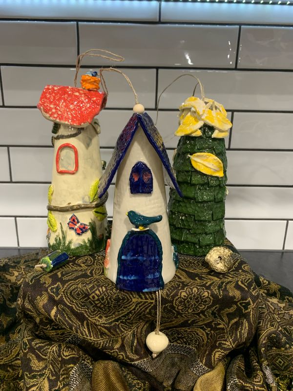 MAKE A WHIMSICAL WIND CHIME POTTERY PIECE with Ali Jackson