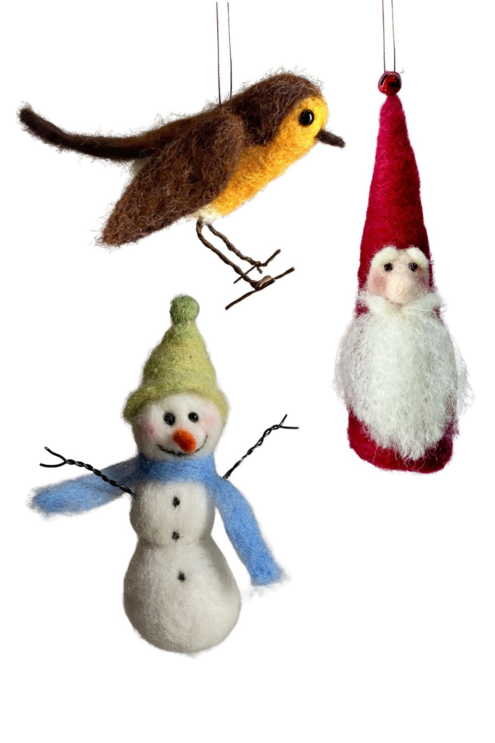 NEEDLE FELT CHRISTMAS DECORATIONS with Diana Renwick