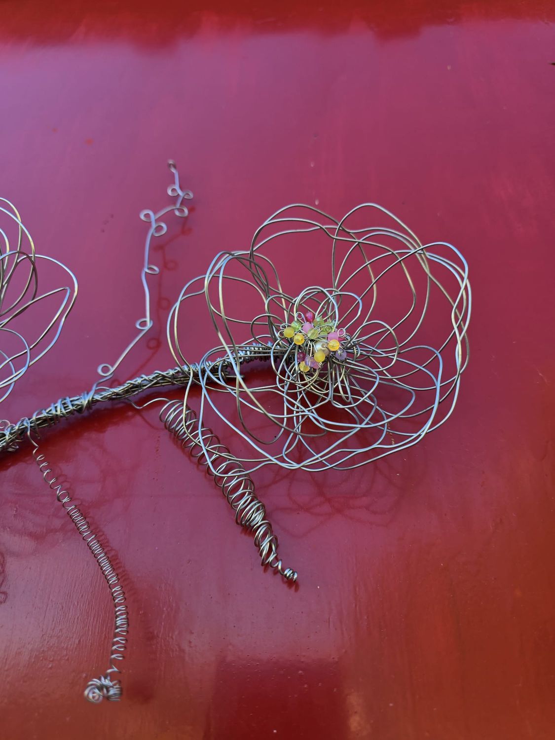WIRE FLOWER HANGING with Kathy Ross WIRE FLOWER HANGING with Kathy Ross