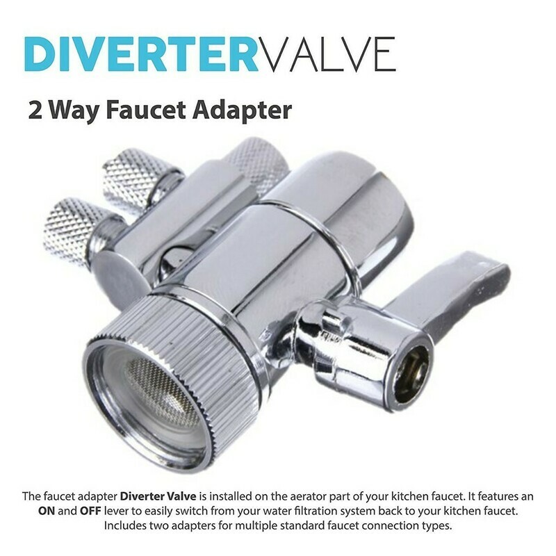 2 Way - Water Filter Tap adapter