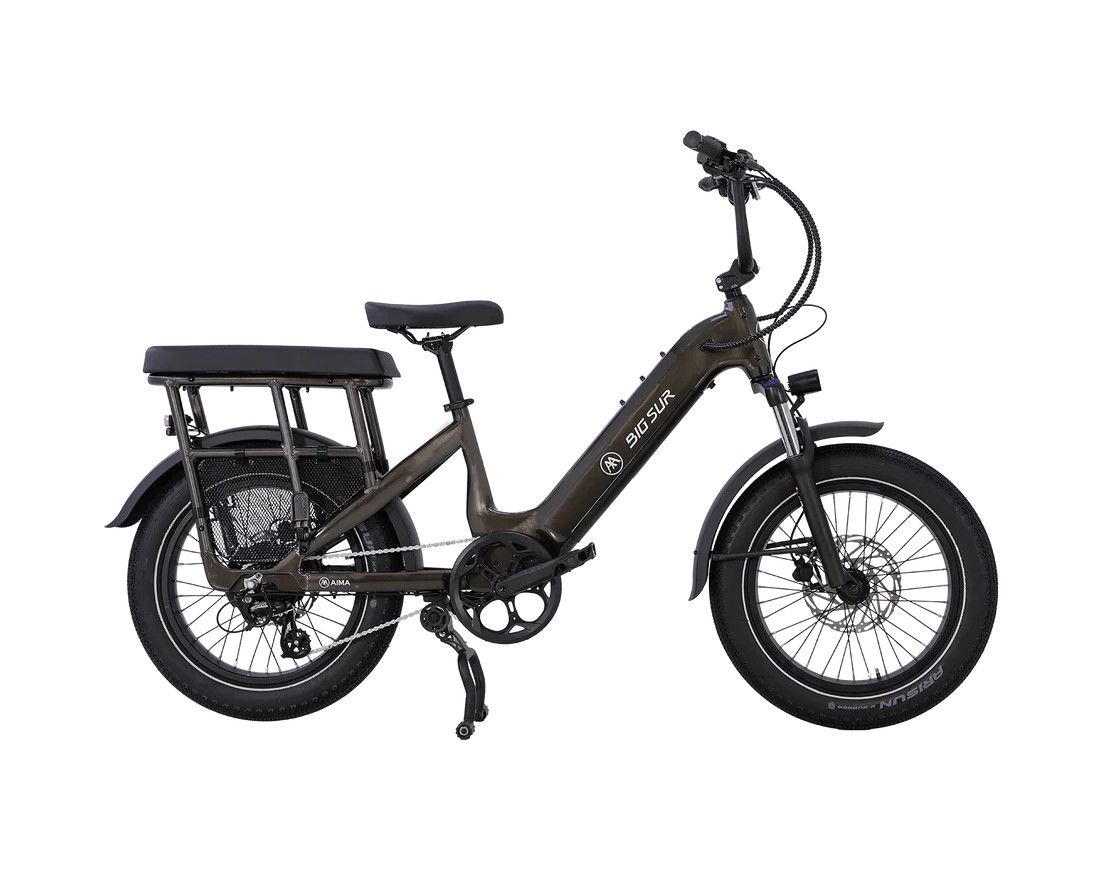Aima Big Sur U E-Bike, Color: Gray, Size: 20in