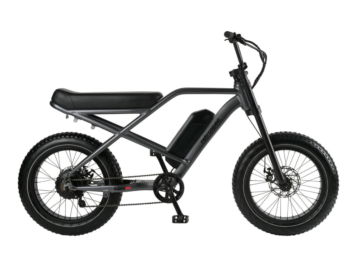 Valen Rev 3 Fat Tire Electric Bike Matte Graphite