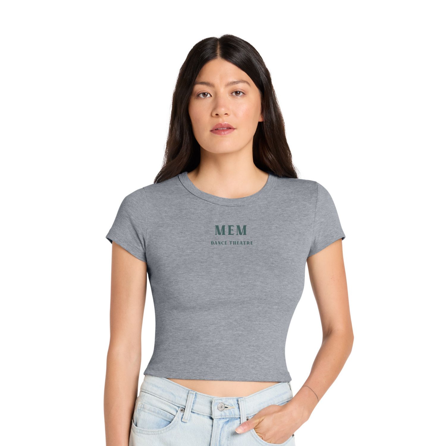 Embroidered Rib Baby Tee Embroidered Rib Baby Tee