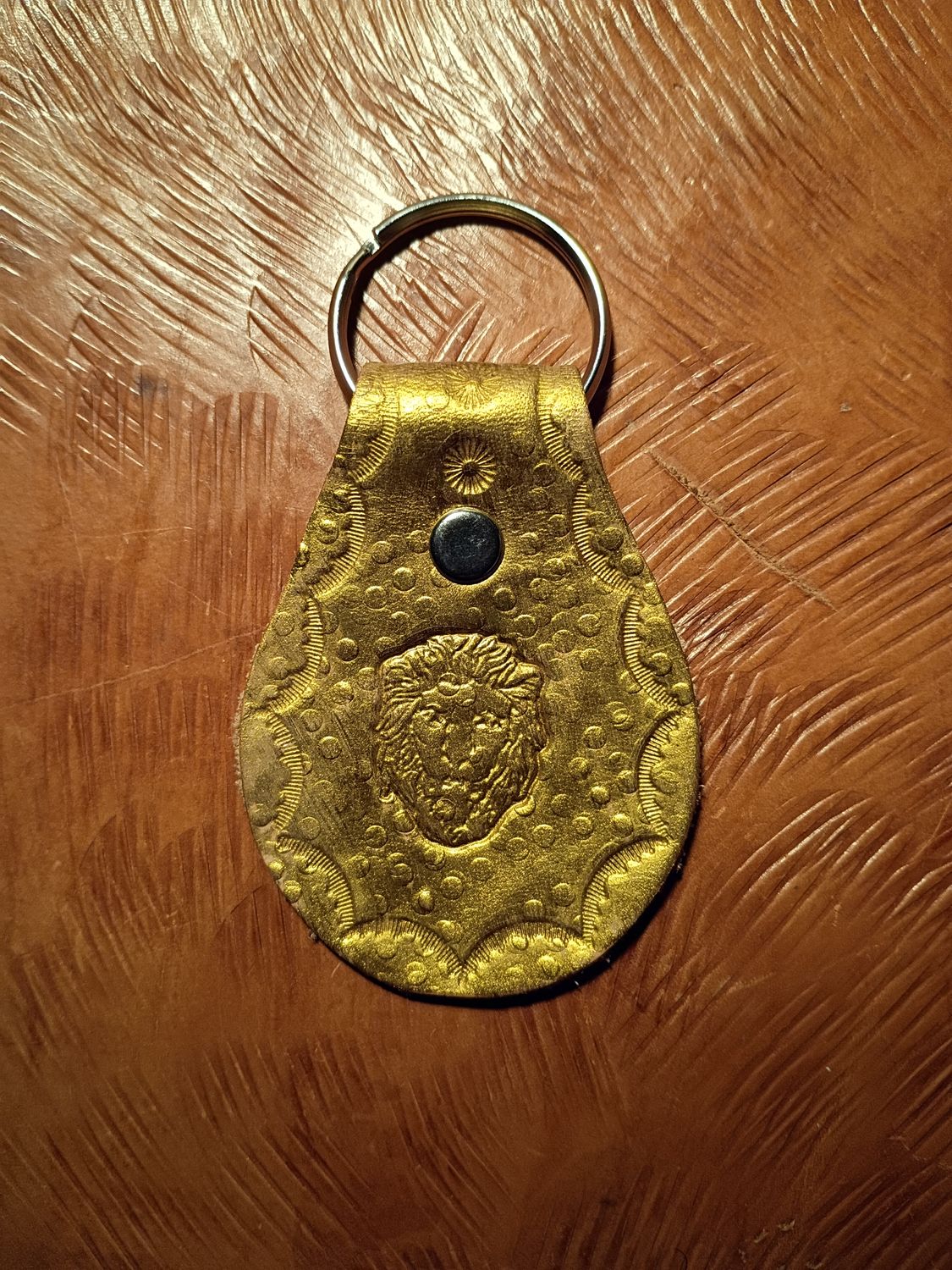 Golden Lion Key Fob