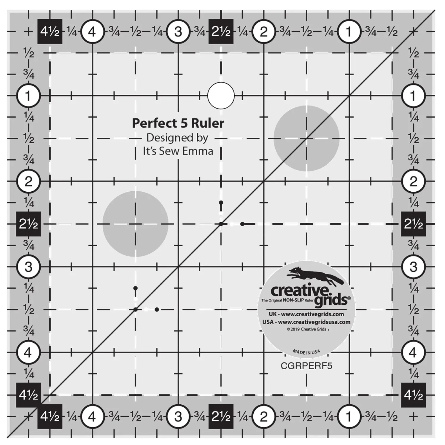 Creative Grids Quilt Ruler 5