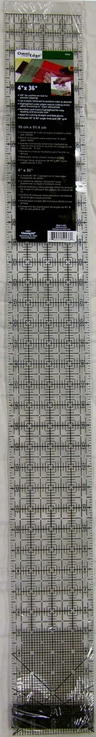 Omni Edge Ruler 4x36