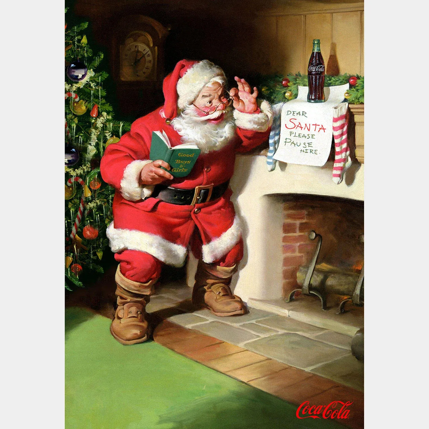 Coca-Cola Santa Panel