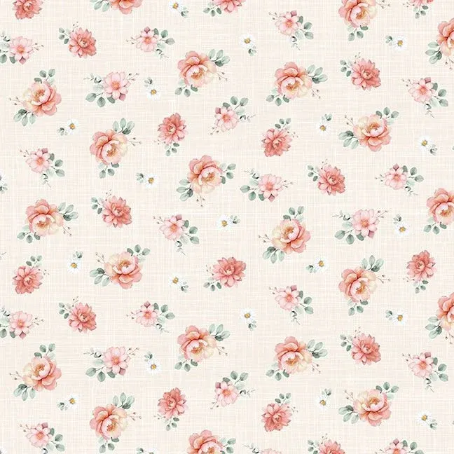 TT Vintage Floral Cream