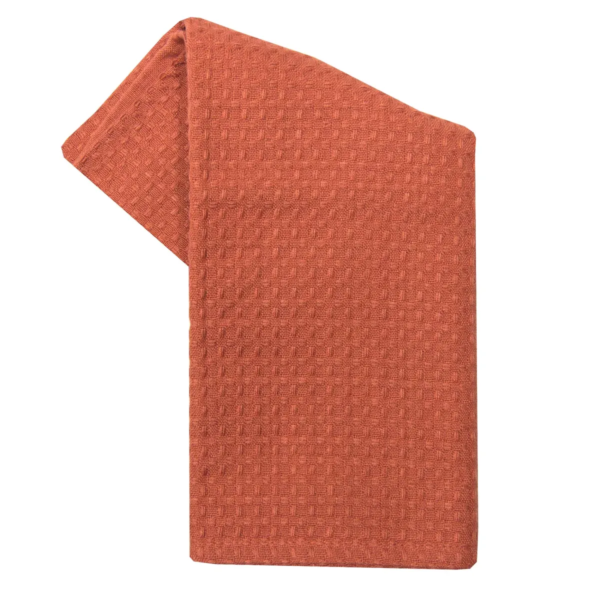 Terra Cotta Wffl Tea Towel