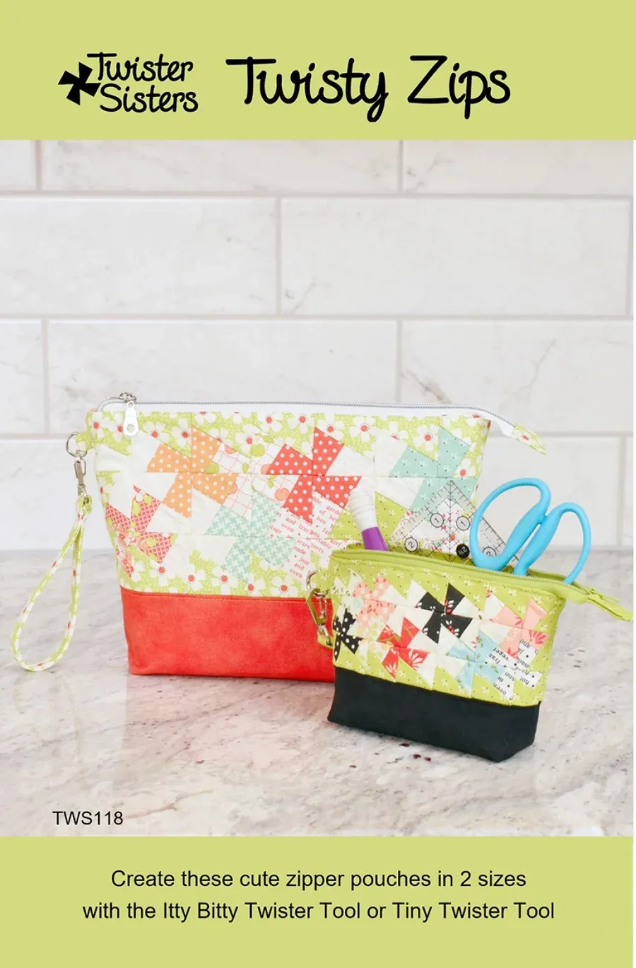 Twisty Zips Bag Pattern