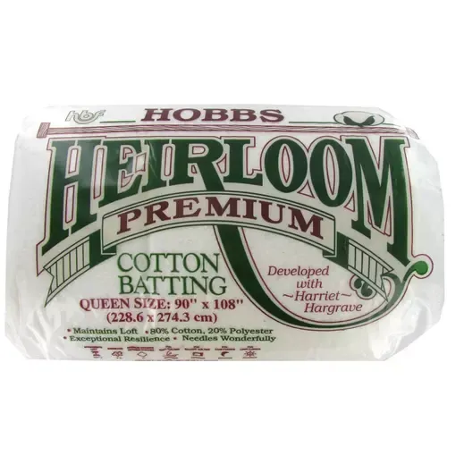 Heirloom Cotton Batting Queen