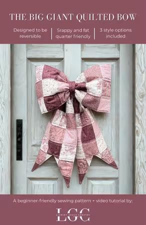 Big Quilted Bow Pattern