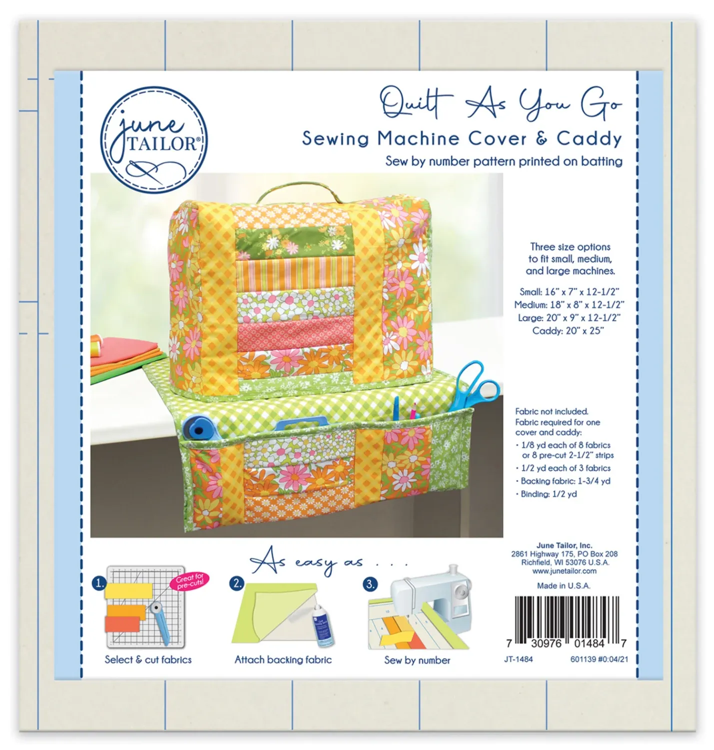 Quilt as you go Sewing cover