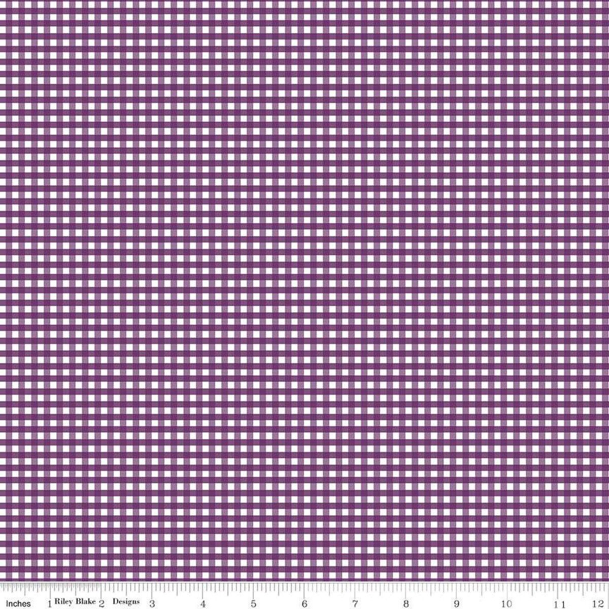 Eggplant Gingham