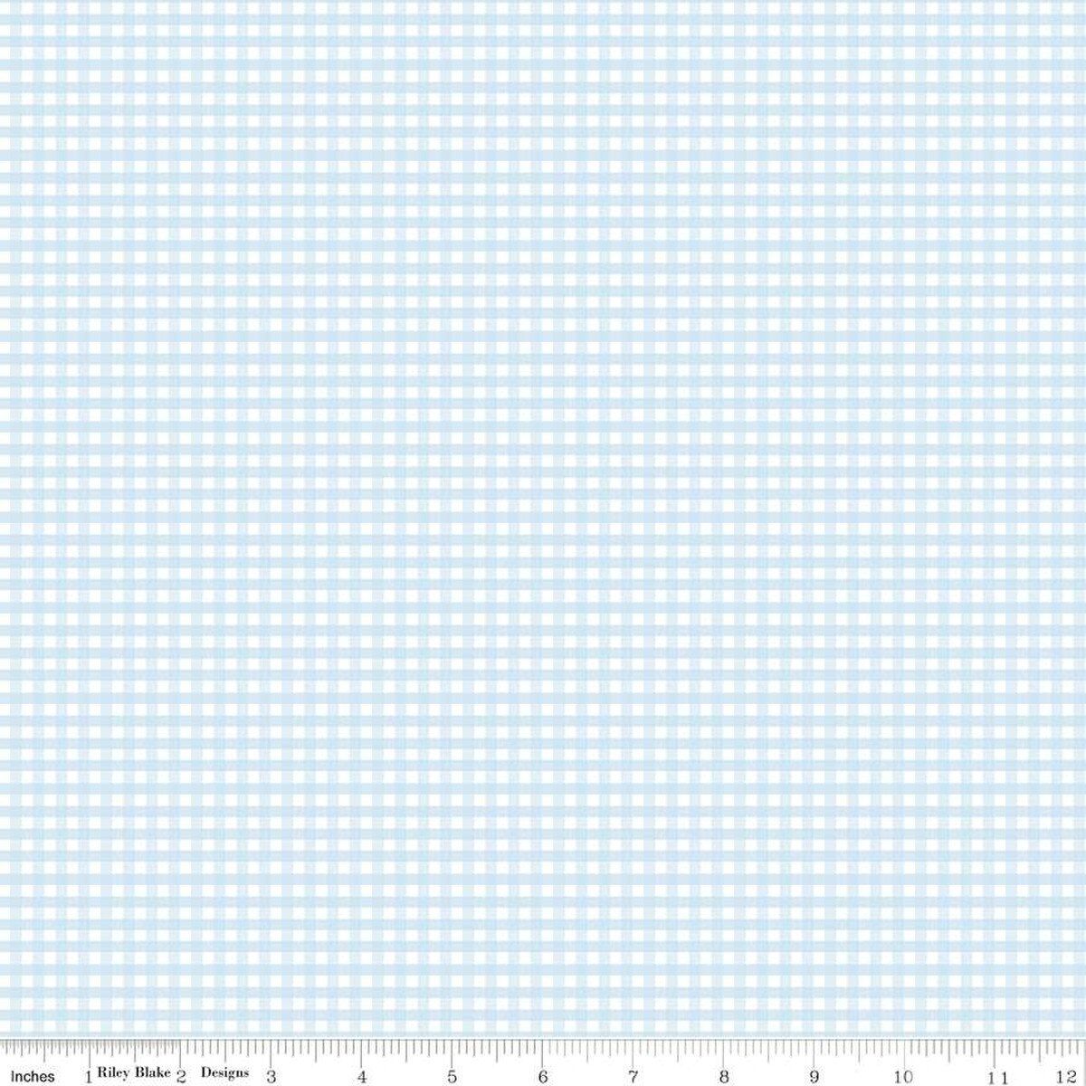 Gingham Boy Blue