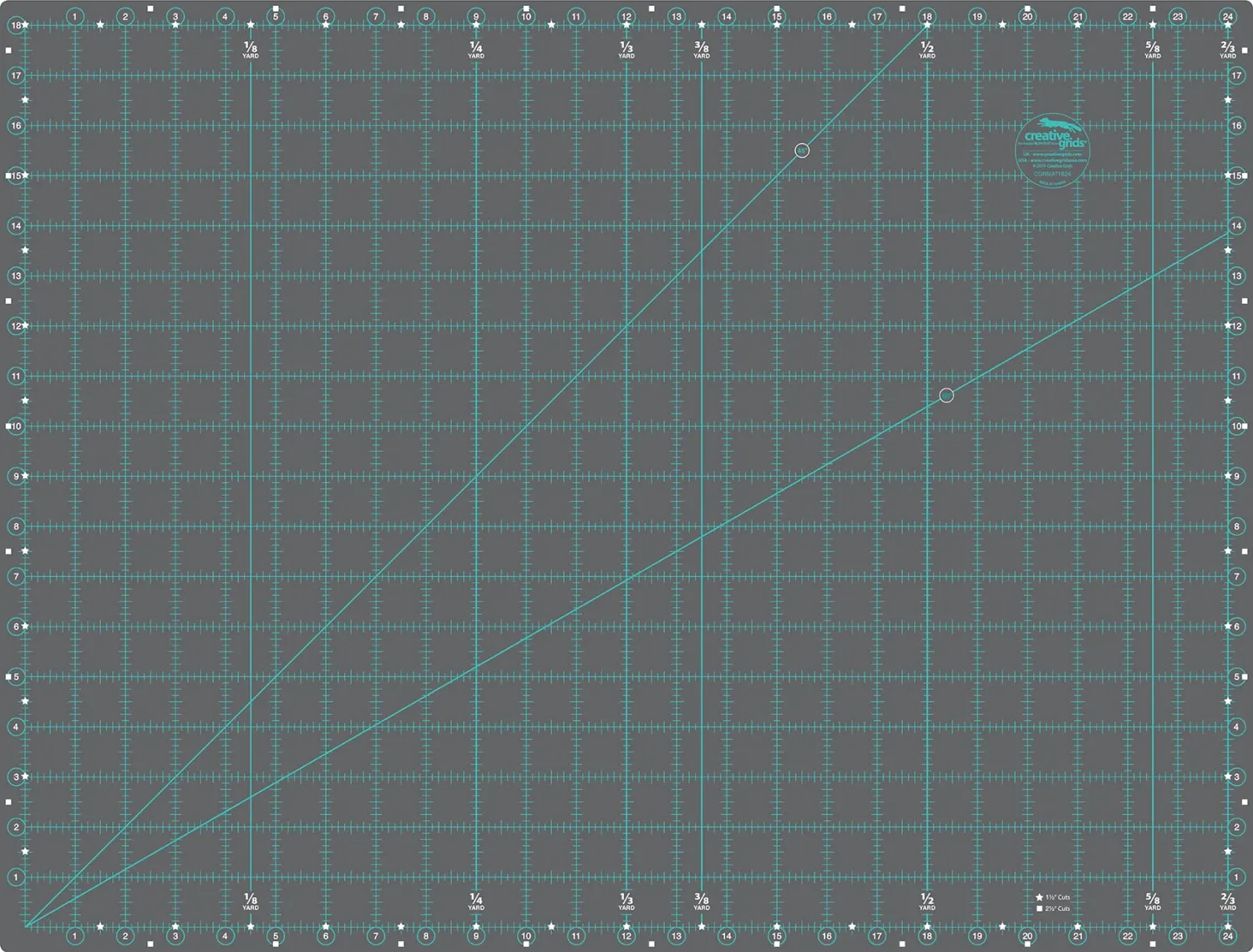 Creative Grids Self-Healing Cutting Mat 18X24