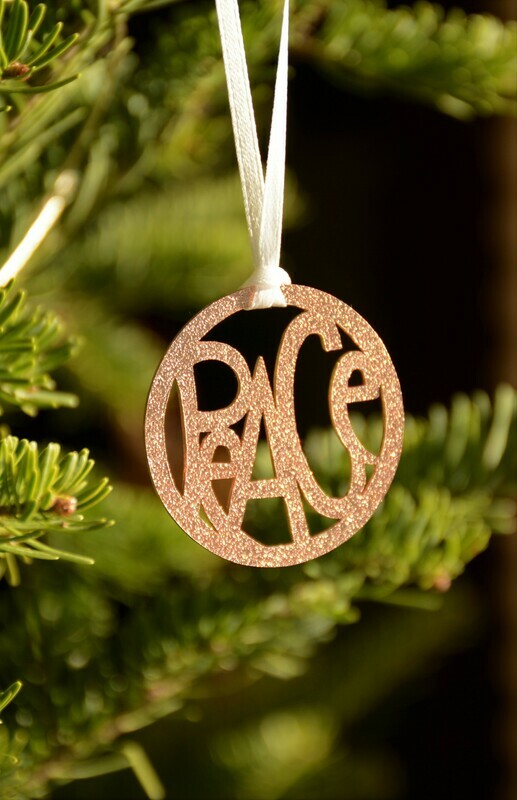 Copper tree ornaments