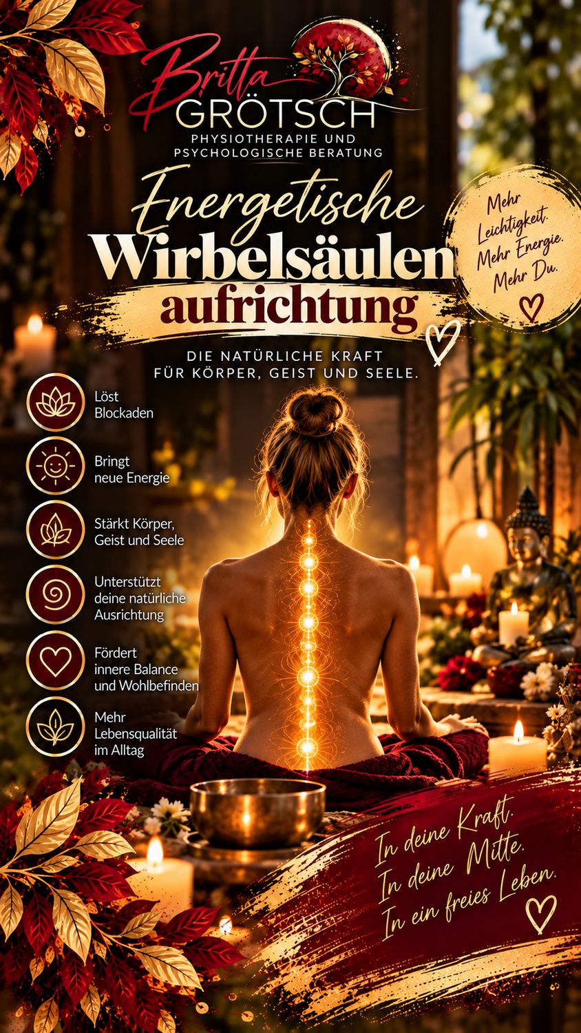 Energetische Wirbelsäulenaufrichtung