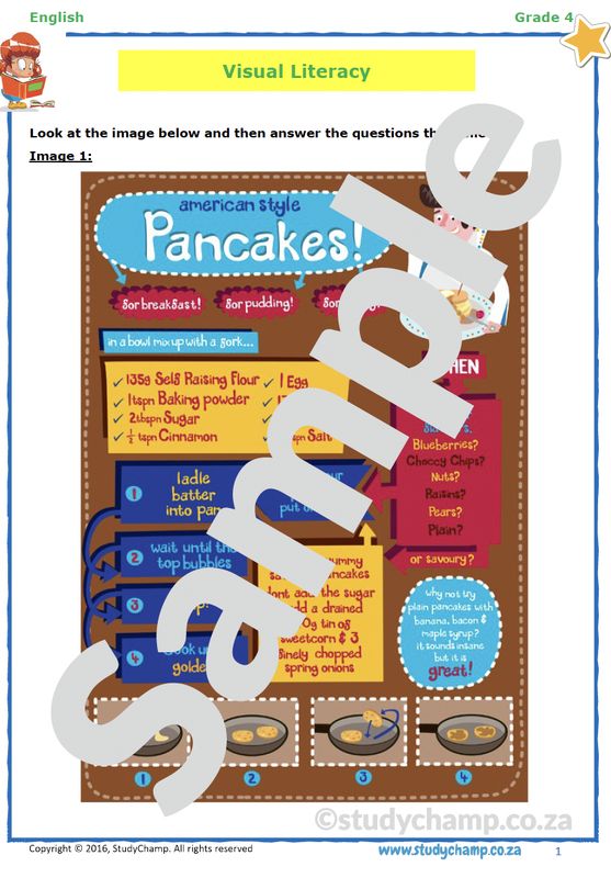 Grade 4 English Visual Literacy workbook 3