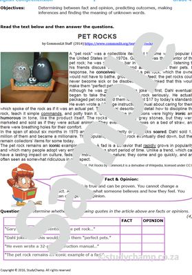 Grade 4 English Comprehension: Trees and Recycling