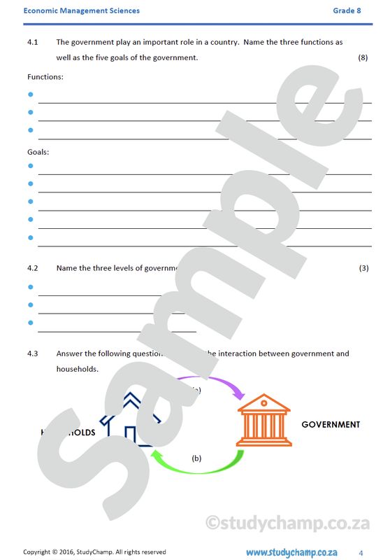 Grade 8 EMS Mid-year Exam Revision: Business Studies