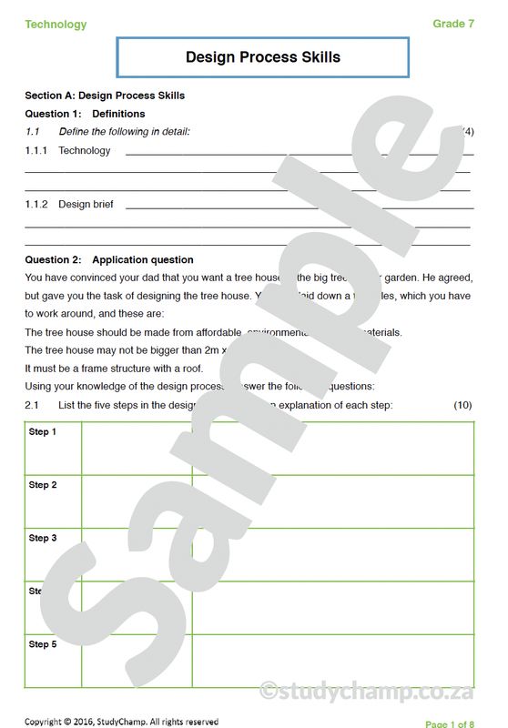 Grade 7 Technology Worksheet: Design, Magnetism and Recycling