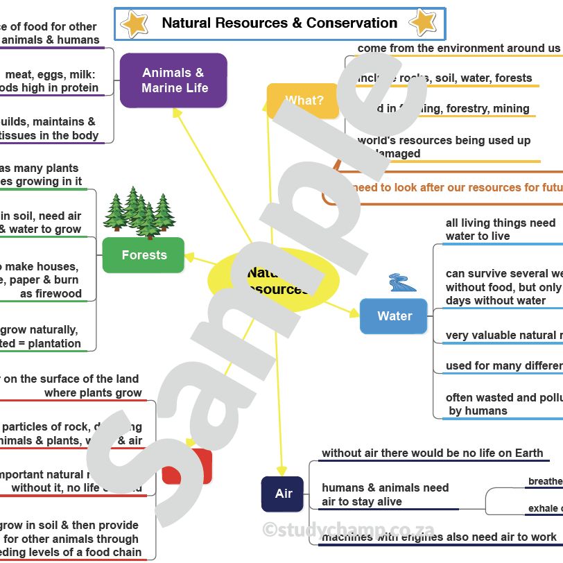 Grade 7 Geography Summaries: Natural Resources