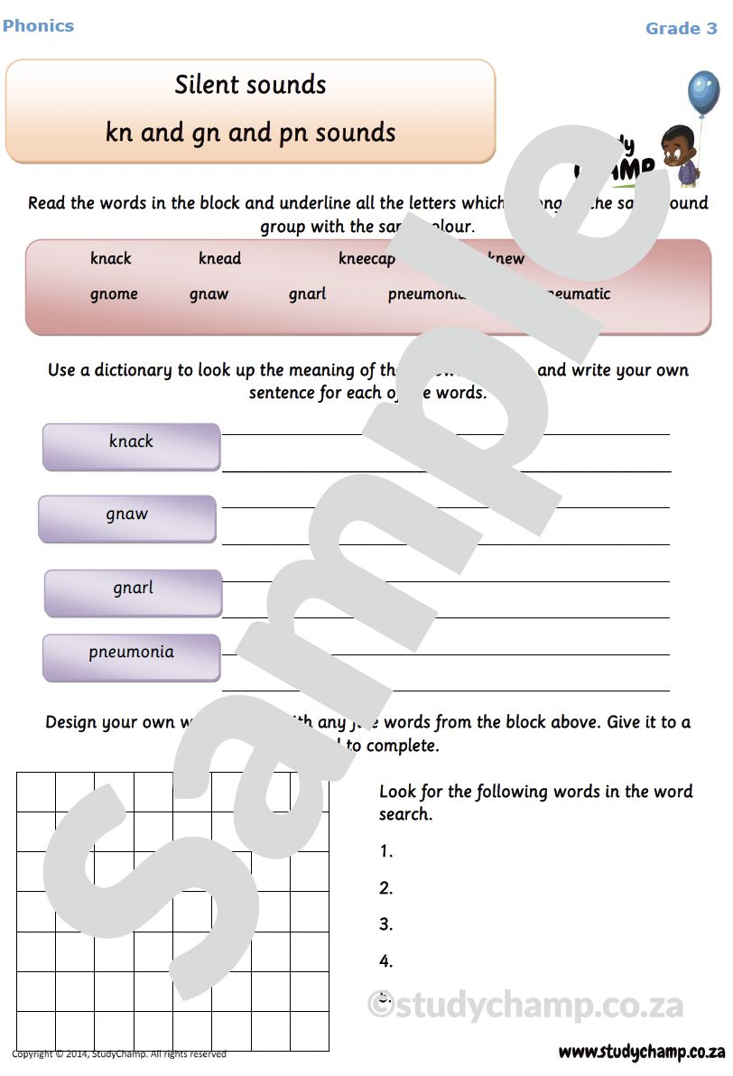 Grade 3 English Home Language