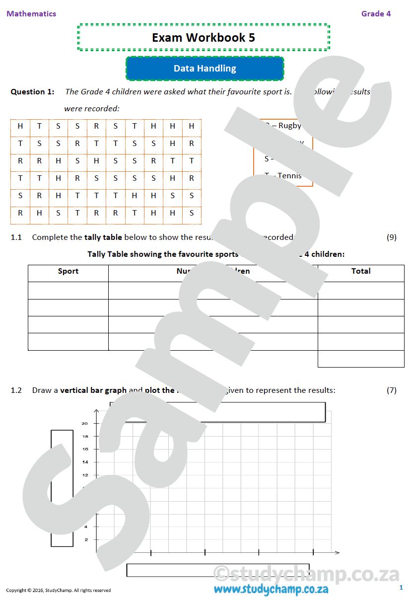 Grade 4 Year-end Exam Bundle