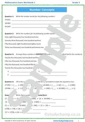 Grade 5 Year-end Exam Bundle